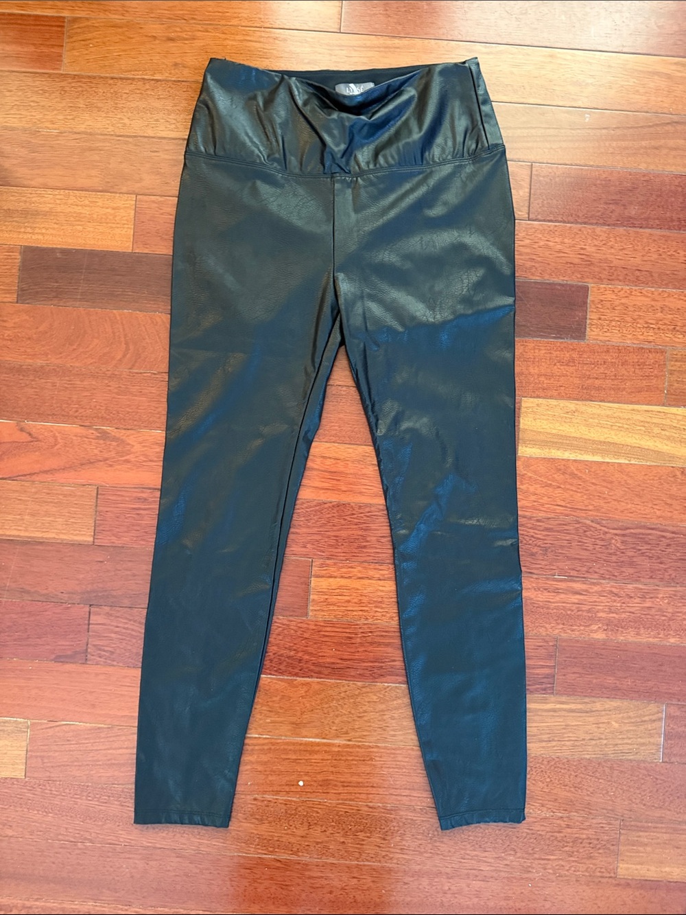 Lyses New York Black Faux Leather Leggings